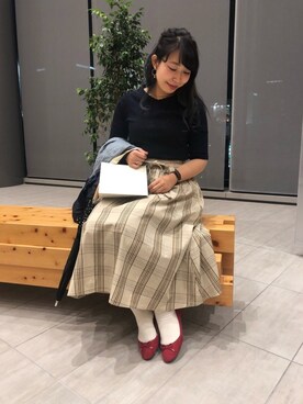 mさん（レディース・159cm）の夏コーディネート