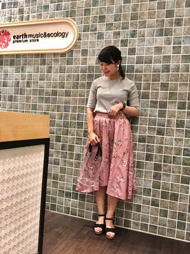 mさん（レディース・159cm）の夏コーディネート