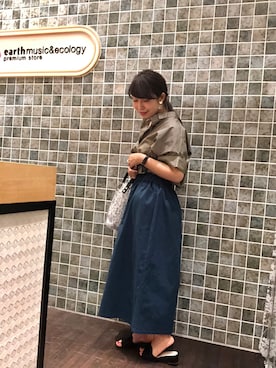 「スカーチョ」｜「アイテム（その他）」を使った、mさん（レディース・159cm）の夏コーディネート