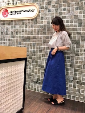 「スカーチョ」｜「アイテム（その他）」を使った、mさん（レディース・159cm）の夏コーディネート