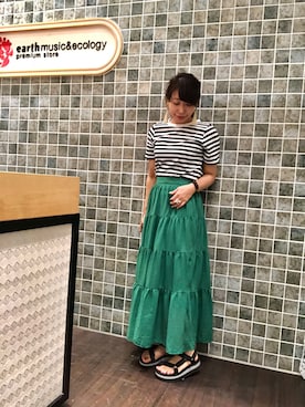 mさん（レディース・159cm）の夏コーディネート