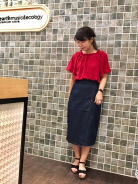 mさん（レディース・159cm）の夏コーディネート