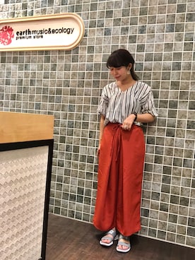 mさん（レディース・159cm）の夏コーディネート