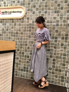 mさん（レディース・159cm）の夏コーディネート