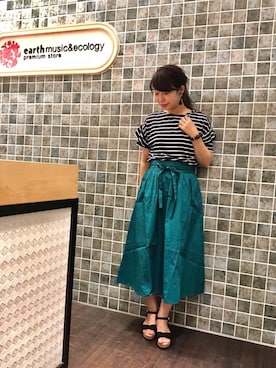 mさん（レディース・159cm）の夏コーディネート
