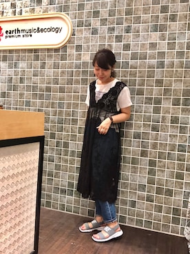 mさん（レディース・159cm）の夏コーディネート