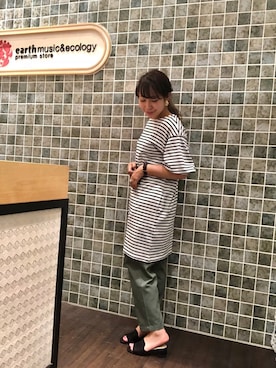 mさん（レディース・159cm）の夏コーディネート