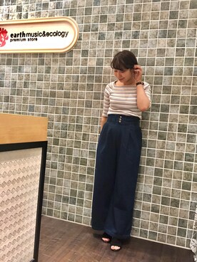 「summer」｜mさん（レディース・159cm）の夏コーディネート