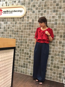 mさん（レディース・159cm）の夏コーディネート