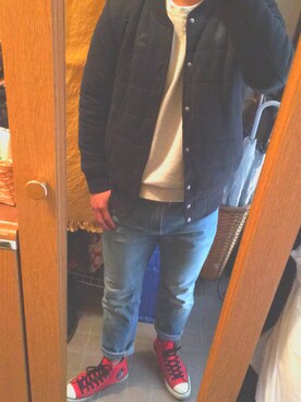 「PUMA（プーマ）のアイテム（その他アウター）」を使った、yuyaさん（メンズ・170cm）の冬コーディネート