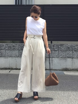 tomoさん(レディース・153cm)の夏コーディネート