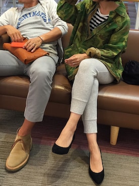 「Paraboot」｜「アイテム（ミリタリージャケット）」を使った、tomoさん（レディース・153cm）の秋コーディネート