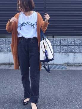 「Pyu Pyu（ピュピュ）のアイテム」を使った、tomoさん（レディース・153cm）の秋コーディネート