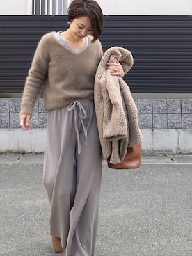 tomoさん（レディース・154cm）の冬コーディネート