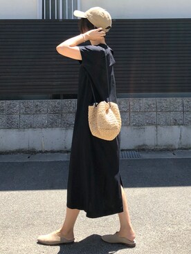 「LUCA/LADY LUCK LUCA（ルカ/レディラックルカ）のアイテム（ワンピース/ドレス）」を使った、tomoさん（レディース・154cm）の夏コーディネート