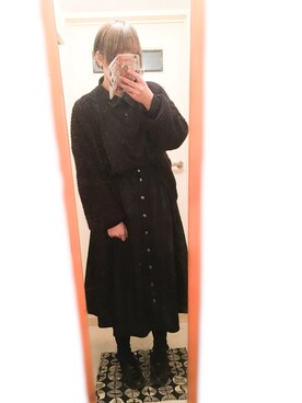 小鳥遊めるさん（レディース・161cm）の冬コーディネート