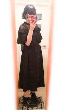「w closet」｜「アイテム（その他シューズ）」を使った、小鳥遊めるさん（レディース・161cm）の夏コーディネート