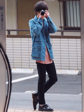 「アイテム（福袋/福箱）」を使った、げんじさん（メンズ・175cm）の冬コーディネート