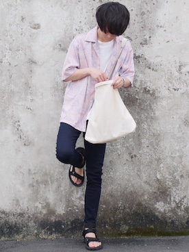 げんじさん（メンズ・175cm）の夏コーディネート