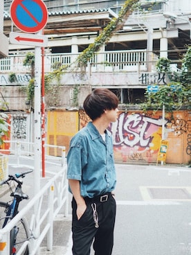 げんじさん（メンズ・175cm）の夏コーディネート