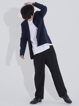 「Lui's（ルイス）のアイテム（ジャケット/アウター）」を使った、げんじさん（メンズ・175cm）の秋コーディネート