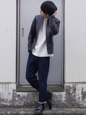 「アイテム（ピアス（両耳用））」を使った、げんじさん（メンズ・175cm・20代）の春コーディネート