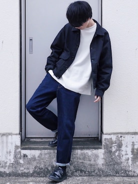 「アイテム（ピアス（両耳用））」を使った、げんじさん（メンズ・175cm・20代）の春コーディネート