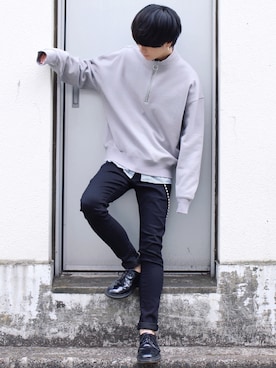 「アイテム（ピアス（両耳用））」を使った、げんじさん（メンズ・175cm・20代）の春コーディネート