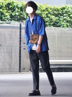 「Daniel Wellington（ダニエルウェリントン）の販売終了クラシックペティット アッシュフィールド32mm（アナログ腕時計）」を使った、げんじさん（メンズ・175cm）の春コーディネート