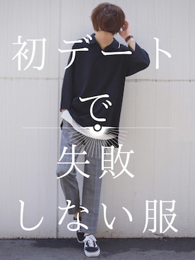 「SUNSEA（サンシー）のアイテム」を使った、げんじさん（メンズ・175cm）の夏コーディネート