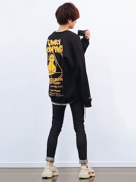 「GUCCI（グッチ）のアイテム（シューズ）」を使った、げんじさん（メンズ・175cm）の秋コーディネート