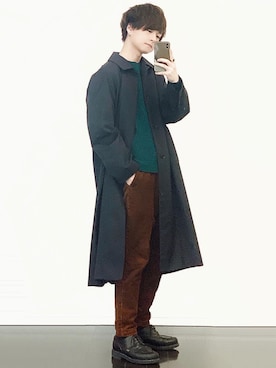 「アイテム（ピアス（両耳用））」を使った、げんじさん（メンズ・175cm・20代）の冬コーディネート