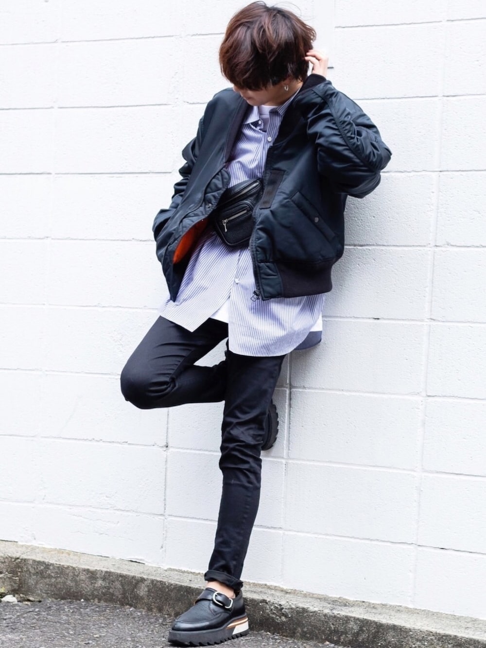 SASQUATCHfabrix.のMA-1を使った人気ファッションコーディネート - WEAR