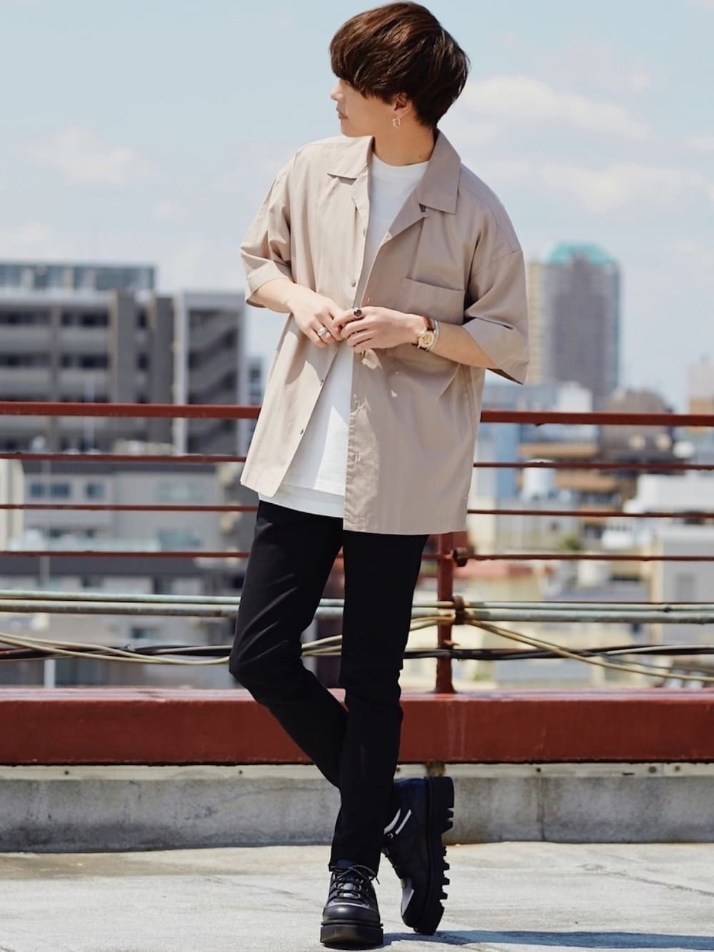 げんじ｜WYM LIDNMのシャツ/ブラウスを使ったコーディネート - WEAR