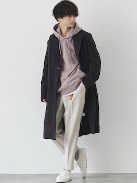 メンズのパーカーコーディネート Zozotown