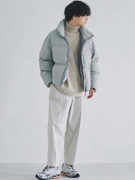 「アイテム（ダウンジャケット/コート）」を使った、げんじさん（メンズ・175cm）の冬コーディネート