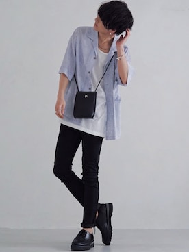 「BODY WILD（ボディーワイルド）のアイテム」を使った、げんじさん（メンズ・175cm）の春コーディネート