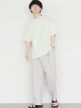「CASIO（カシオ）のアイテム（アナログ腕時計）」を使った、げんじさん（メンズ・175cm）の春コーディネート