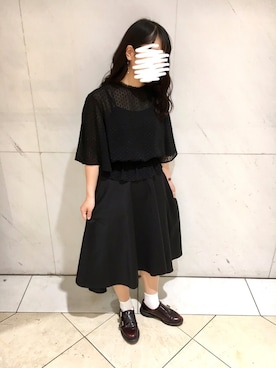 「おばショット」｜かりんさん（レディース・150cm）の夏コーディネート