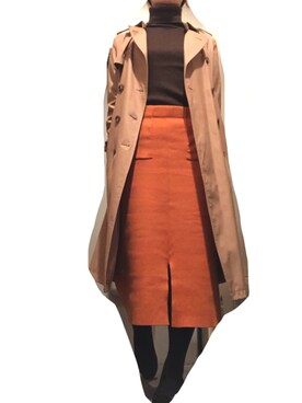 「Simplicite（サンプリシテ）のアイテム（トレンチコート）」を使った、charmiiさん（レディース・158cm）の春コーディネート