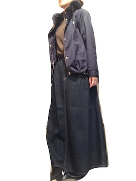 「SLOBE IENA（スローブイエナ）のアイテム（ブルゾン）」を使った、charmiiさん（レディース・158cm）の春コーディネート