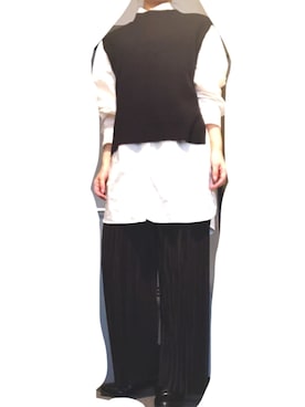 「LAKOLE（ラコレ）のアイテム（ワンピース）」を使った、charmiiさん（レディース・158cm）の冬コーディネート