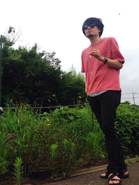 「AZ by junhashimoto（エーゼイ バイ ジュンハシモト）のアイテム」を使った、deneiさん（メンズ・172cm）の夏コーディネート