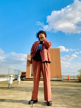 「PADRONE MUSEUM（パドローネミュージアム）のアイテム」を使った、deneiさん（メンズ・172cm）の春コーディネート