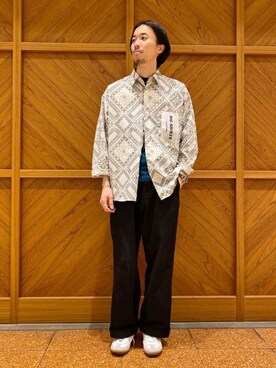 「417 EDIFICE（フォーワンセブンエディフィス）のアイテム（スニーカー）」を使った、ふくさん（メンズ・178cm）の春コーディネート