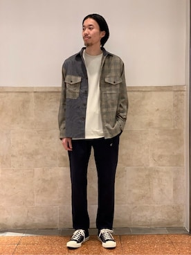 「417 EDIFICE（フォーワンセブンエディフィス）のアイテム（ブルゾン）」を使った、ふくさん（メンズ・178cm）の春コーディネート
