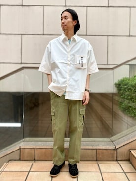 「417 EDIFICE（フォーワンセブンエディフィス）のアイテム（スニーカー）」を使った、ふくさん（メンズ・178cm）の春コーディネート