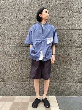 「KEEN（キーン）のアイテム（サンダル）」を使った、ふくさん（メンズ・178cm）の春コーディネート