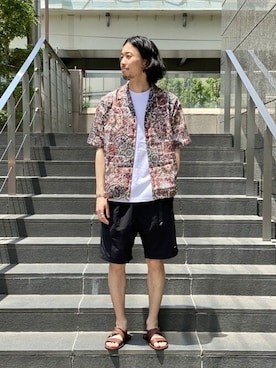 ふくさん（メンズ・178cm）の夏コーディネート