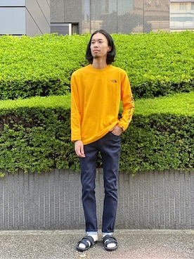 「ノースフェイス」｜ふくさん（メンズ・178cm）の秋コーディネート